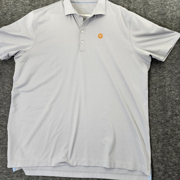 johnnie-O Other - Johnnie-O West Coast Prep Mens XL Gray Ploy/Spandex Polo Shirt Surfer